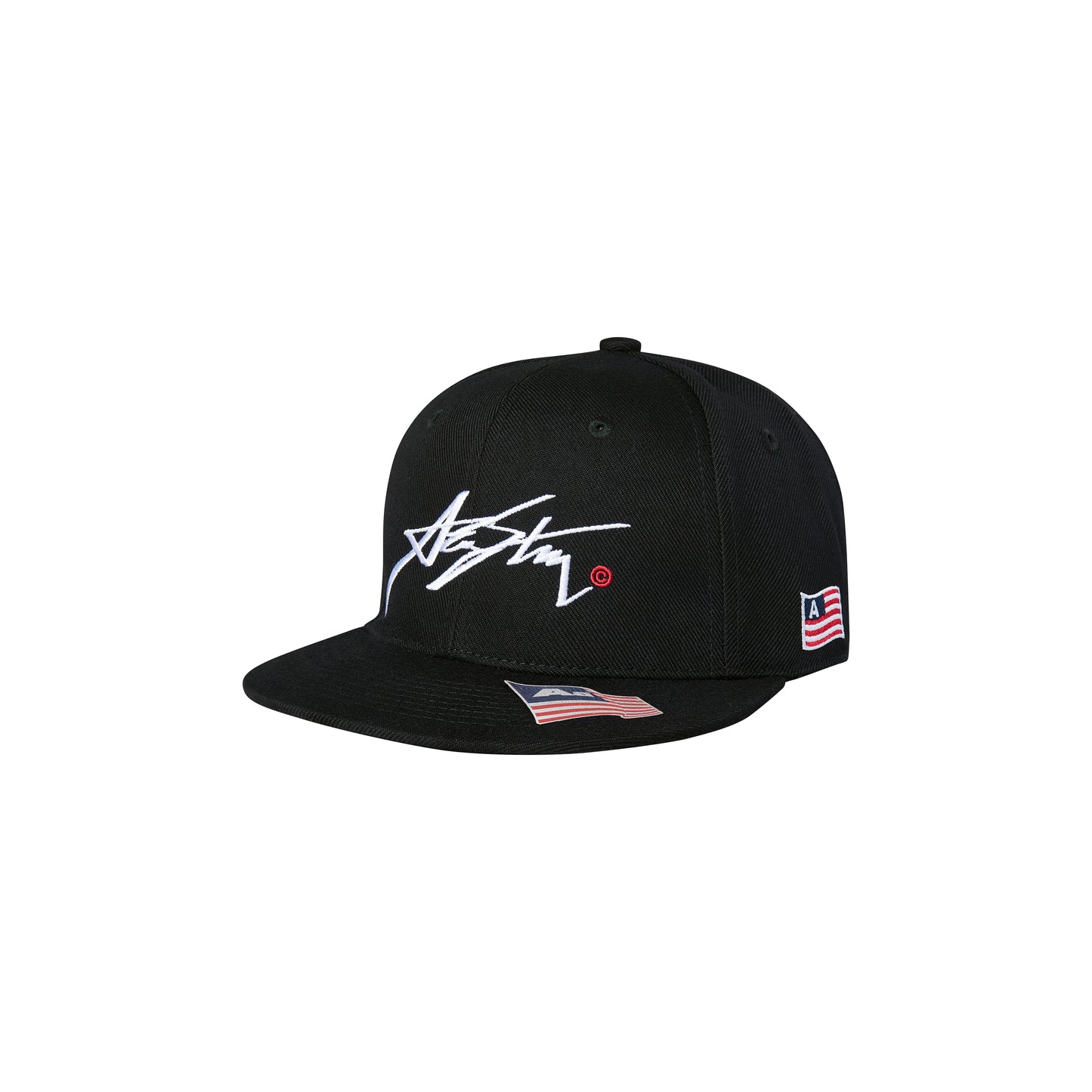 AA SIGNATURE LOGO FITTED // BLACK
