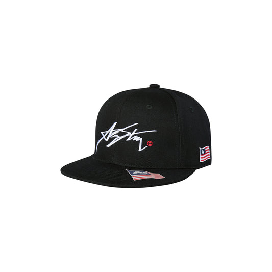 AA SIGNATURE LOGO FITTED // BLACK