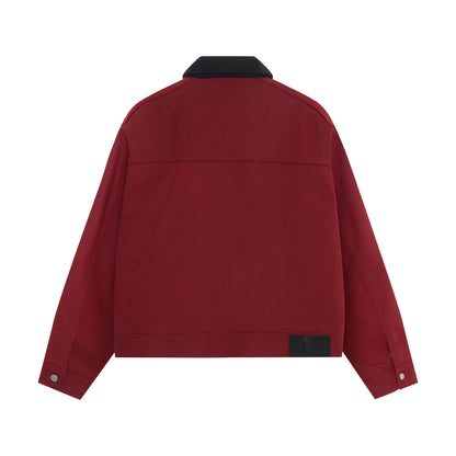 AA CANVAS TYPE JACKET // RED RUM