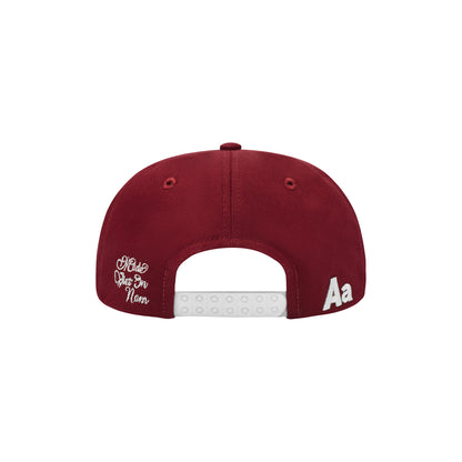 AA CLASSIC GOLFER CAP // RED RUM - PEARL CHAIN