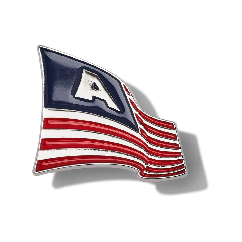 AA FLAG PIN // SILVER – AA STU.