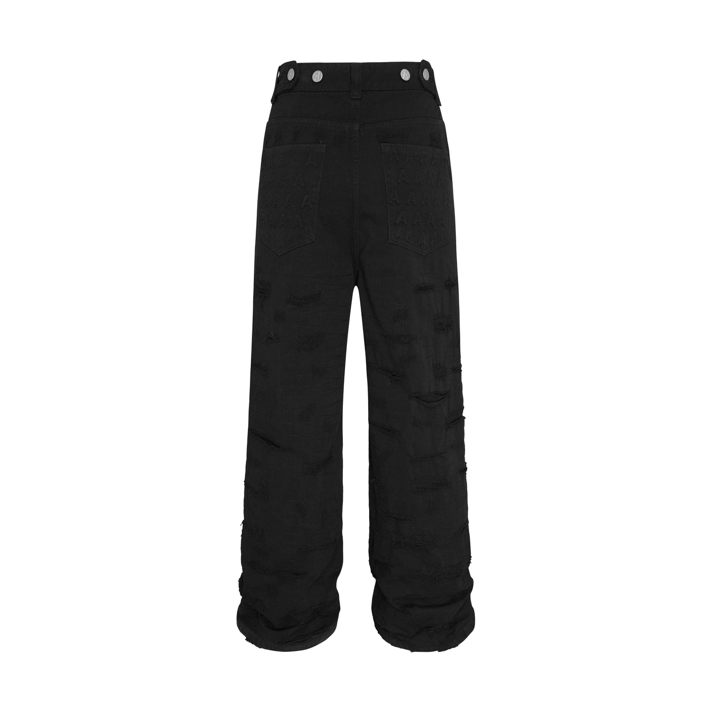 AA OVER DISTRESSED JEANS // BLACK
