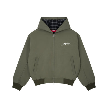 AA SIGNATURE CANVAS JACKET // OLIVE