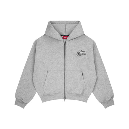 AASTU GARMENT HOODIE ZIP// GREY