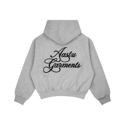 AASTU GARMENT HOODIE ZIP// GREY