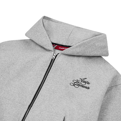 AASTU GARMENT HOODIE ZIP// GREY