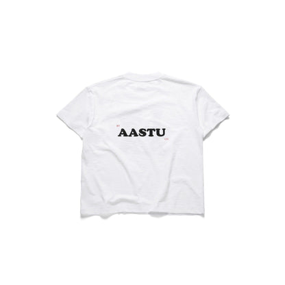 AA STRAWBERRY SLUB TEE // WHITE