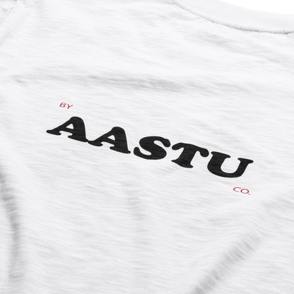AA STRAWBERRY SLUB TEE // WHITE
