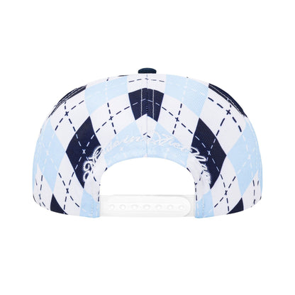 AASTU ARGYLE GOLFER CAP // BLUE