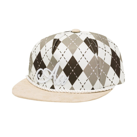 AASTU ARGYLE GOLFER CAP // BROWN