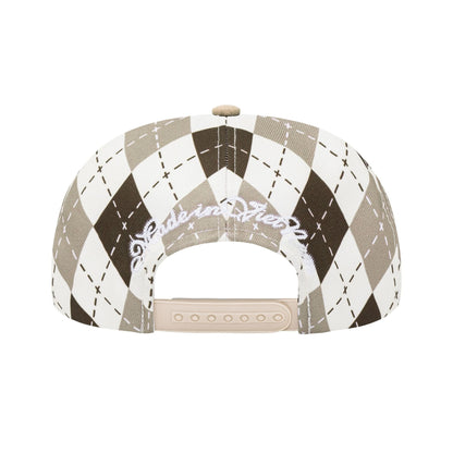 AASTU ARGYLE GOLFER CAP // BROWN