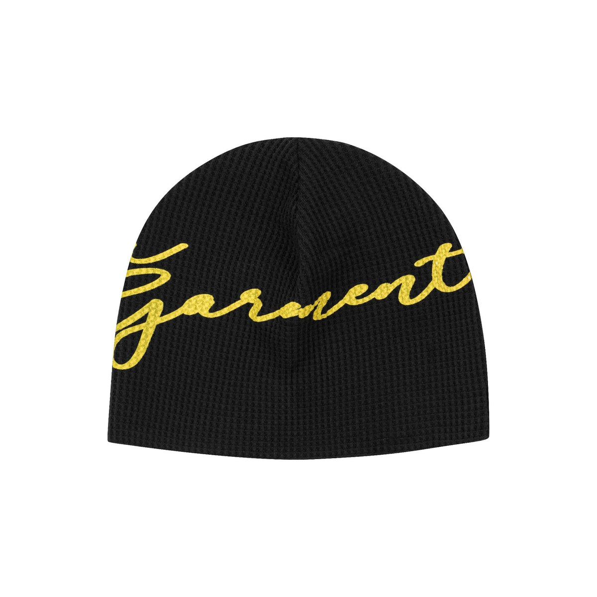AA GARMENT WAFFLE BEANIE // BLACK