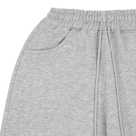 AA ICON FITTED SWEATSHORT // GREY
