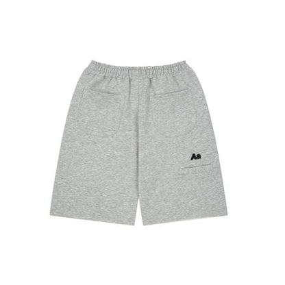 AA ICON FITTED SWEATSHORT // GREY