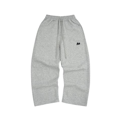 AA ICON FITTED SWEATPANTS // GREY