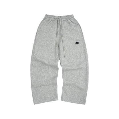 AA ICON FITTED SWEATPANTS // GREY
