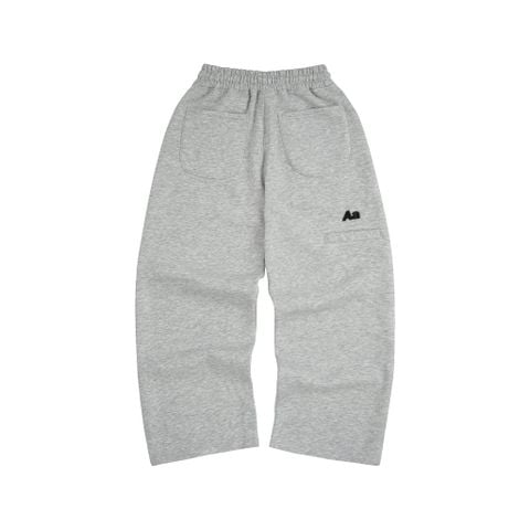 AA ICON FITTED SWEATPANTS // GREY