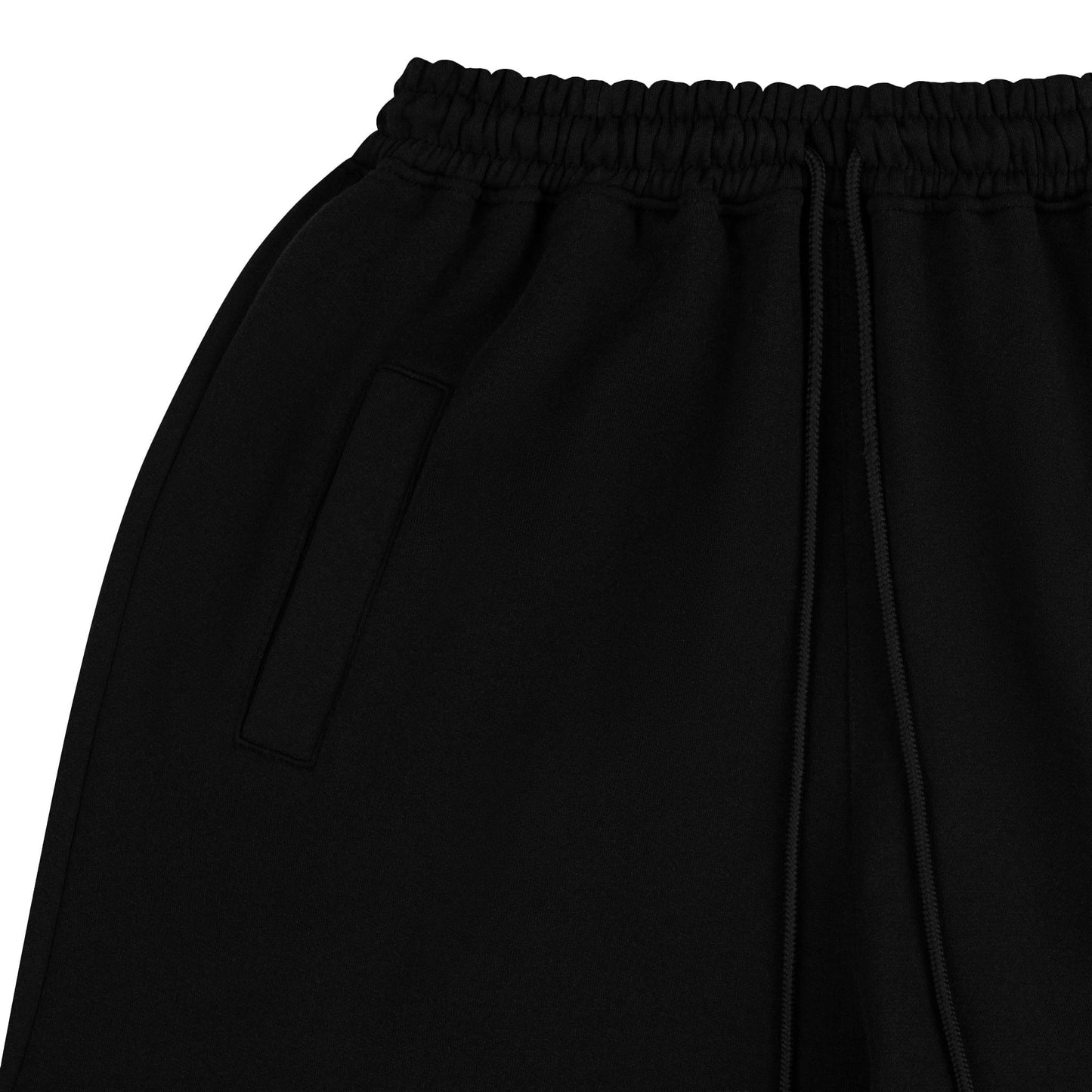 AA ABA FITTED SWEATPANTS // BLACK