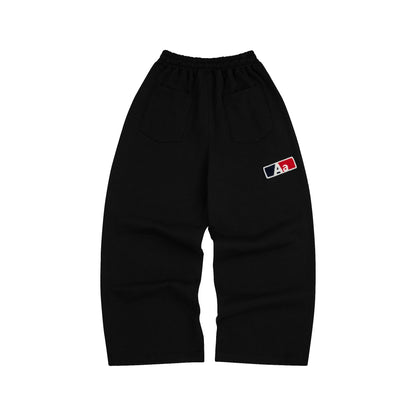 AA ABA FITTED SWEATPANTS // BLACK
