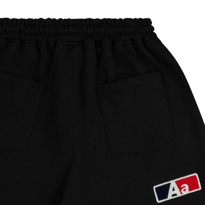AA ABA FITTED SWEATPANTS // BLACK