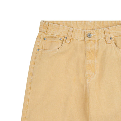 AA SELVEDGE PANTS WASHED // YELLOW