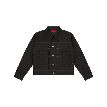 AA RIOT DENIM JACKET // BROWN