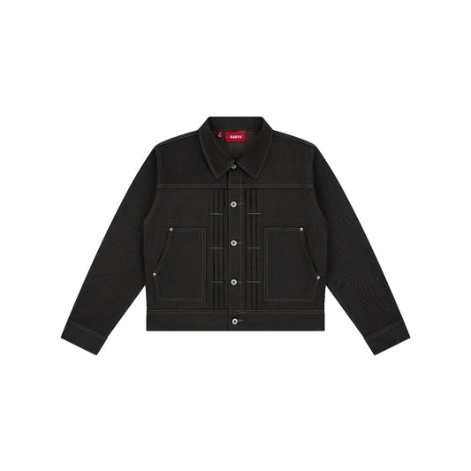 AA RIOT DENIM JACKET // BROWN
