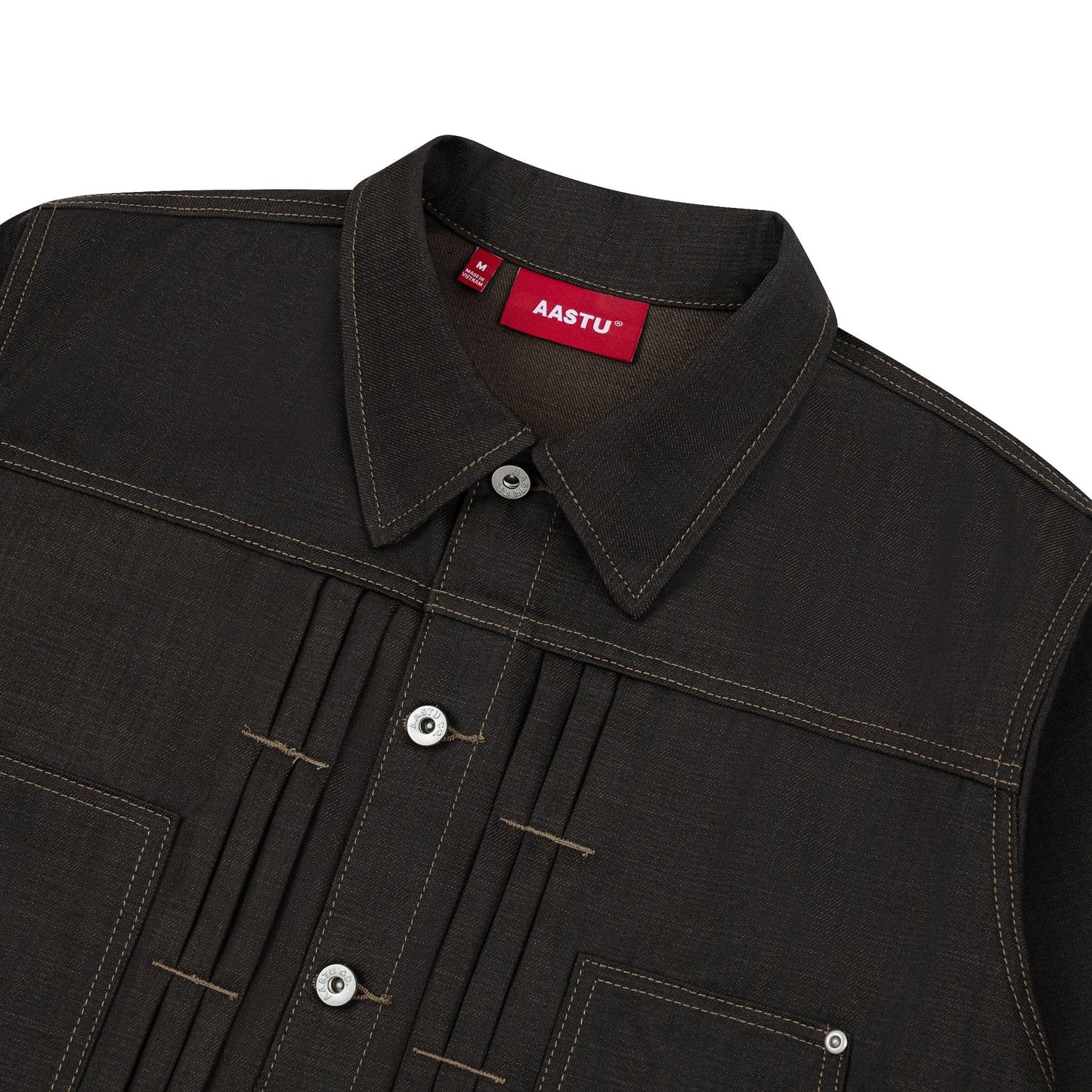 AA RIOT DENIM JACKET // BROWN