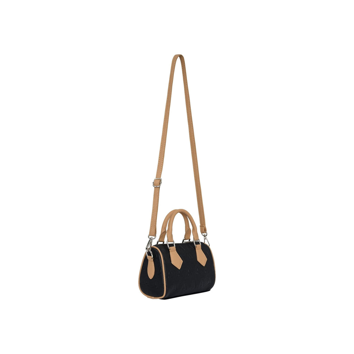 AA BOSTON BAG BLACK-CREAM