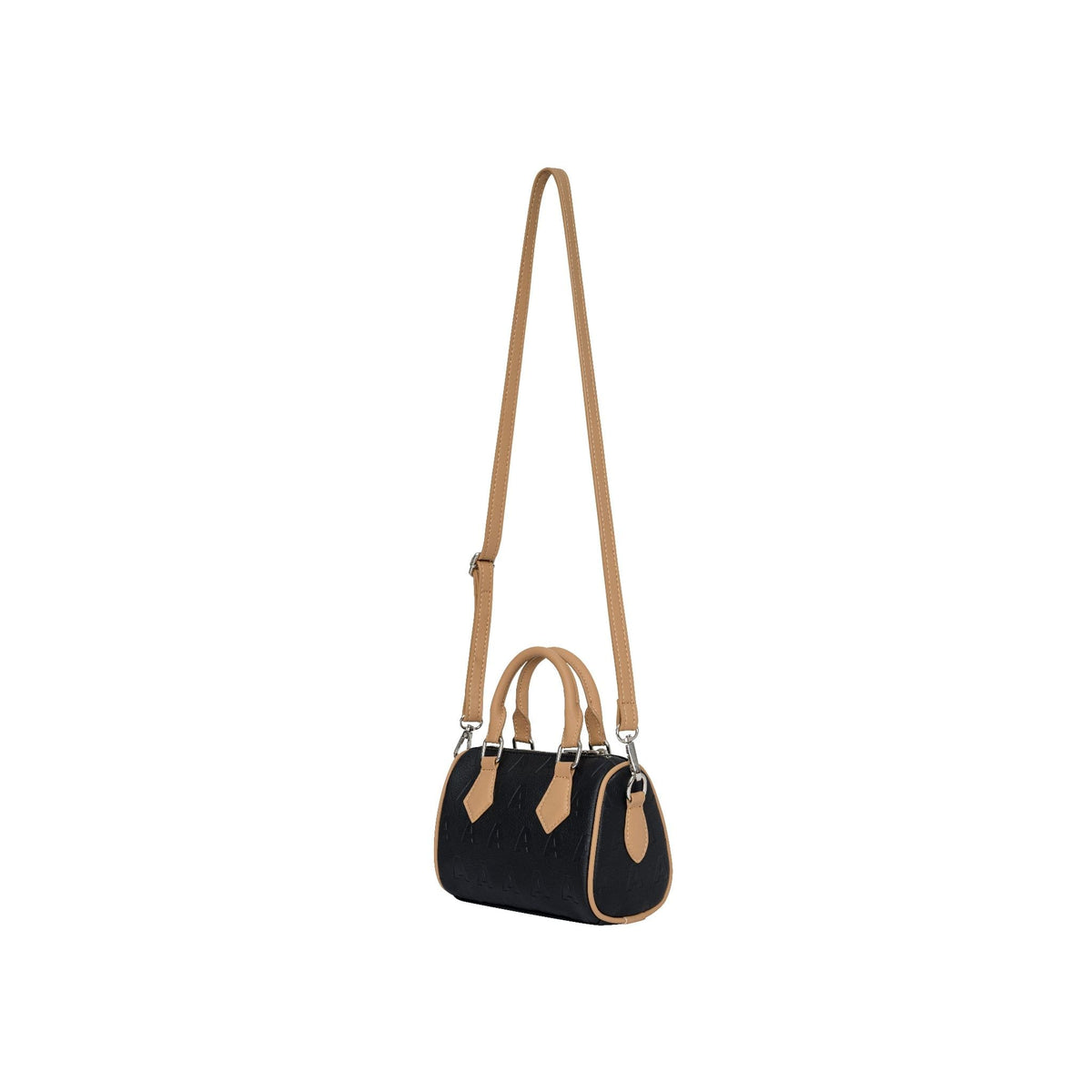 AA BOSTON BAG BLACK-CREAM