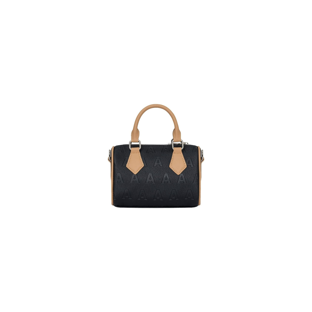 AA BOSTON BAG BLACK-CREAM