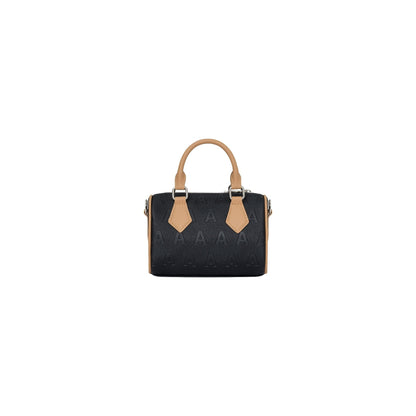 AA BOSTON BAG BLACK-CREAM