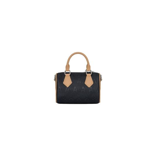AA BOSTON BAG BLACK-CREAM