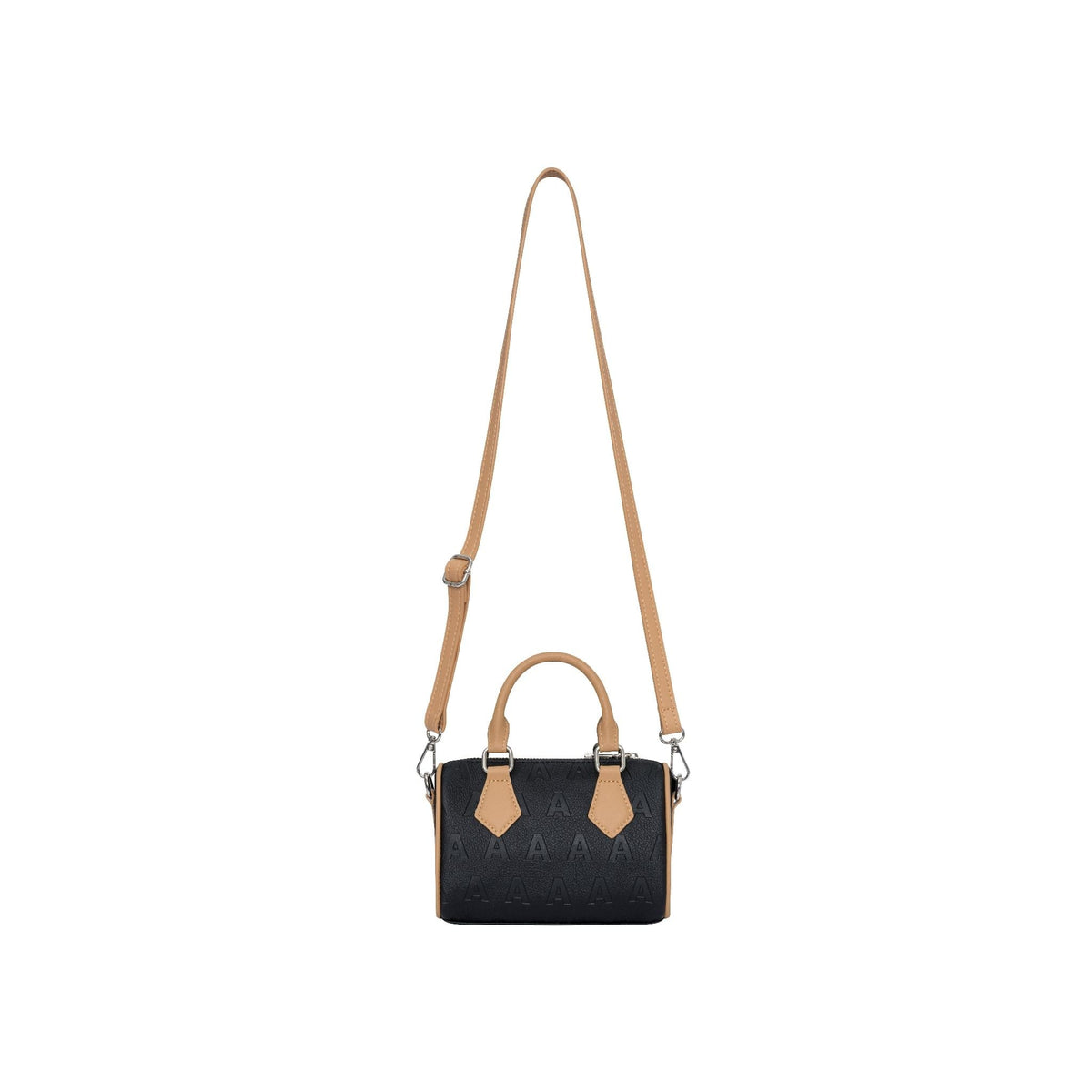 AA BOSTON BAG BLACK-CREAM