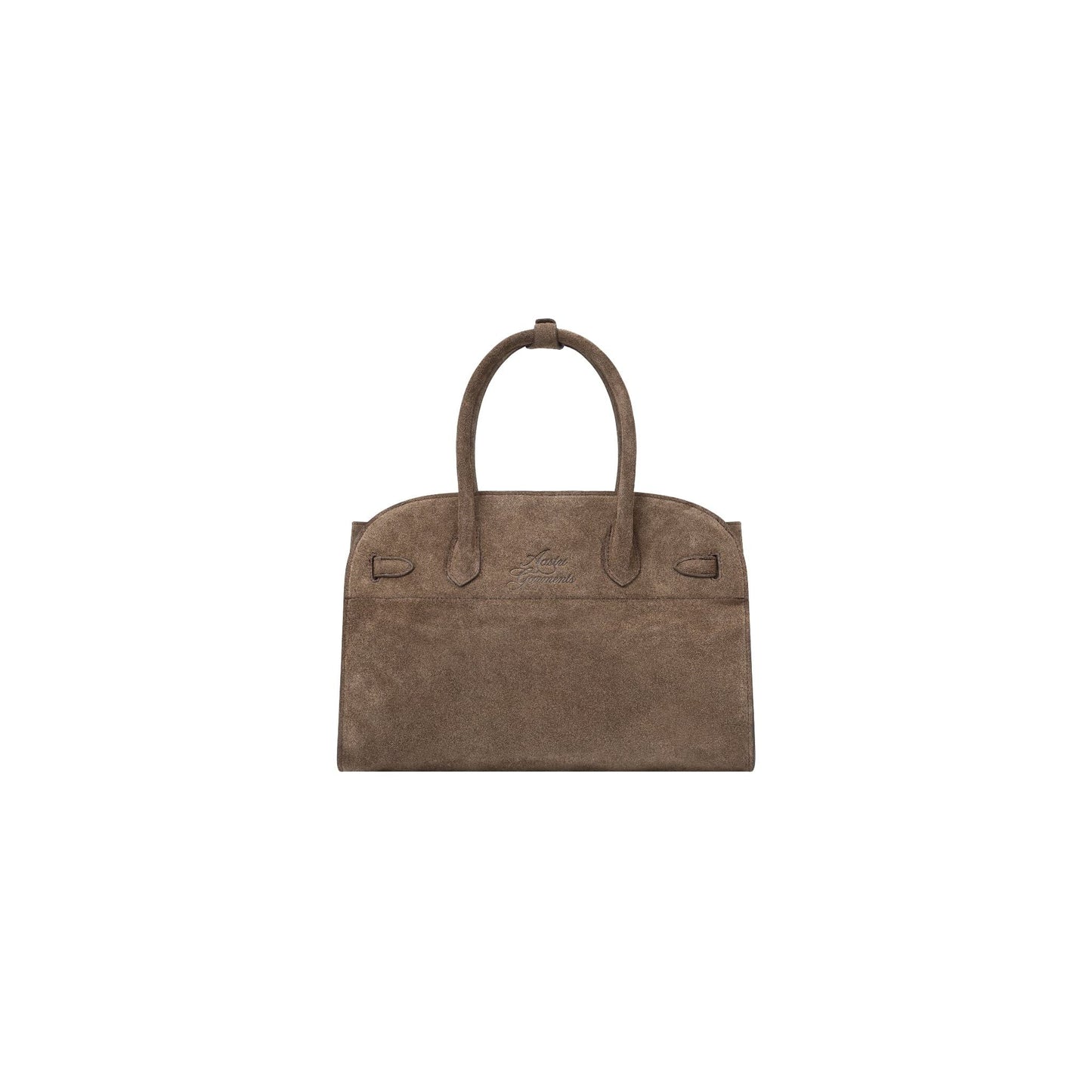 AASTU CARRYALL SUEDE LEATHER BAG GOLD // WARM TAN