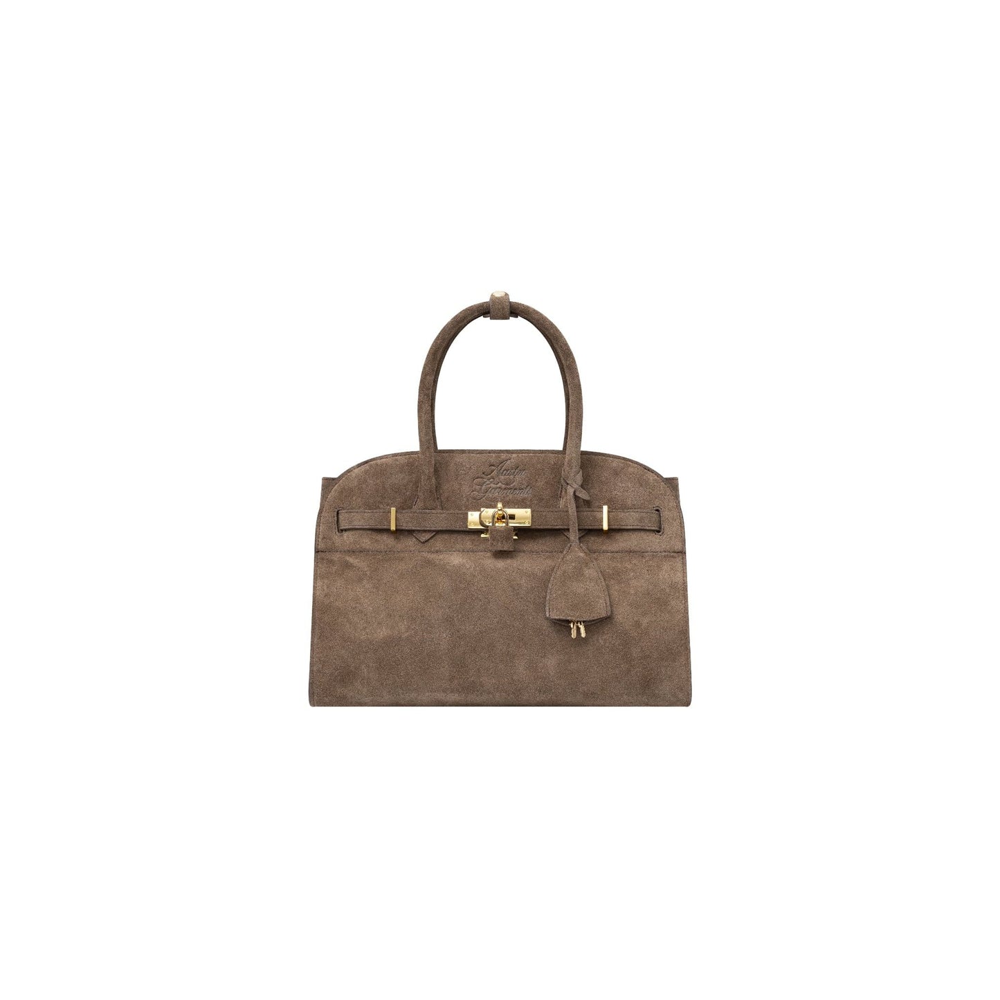 AASTU CARRYALL SUEDE LEATHER BAG GOLD // WARM TAN