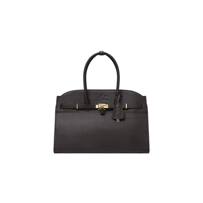 AASTU CARRYALL BAG // BROWN MILL / GOLD