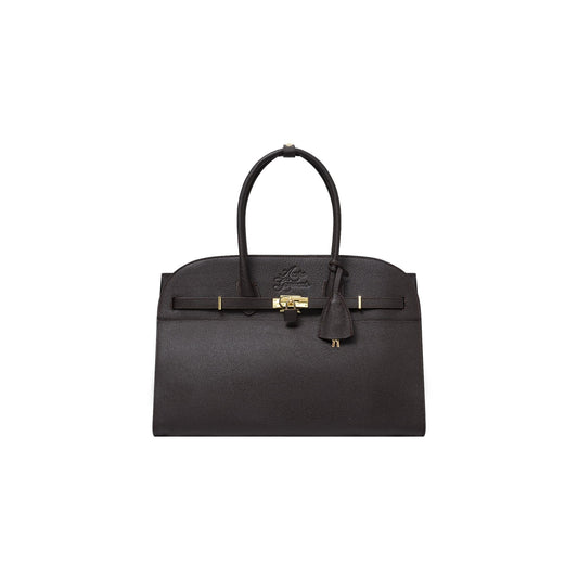 AASTU CARRYALL BAG // BROWN MILL / GOLD