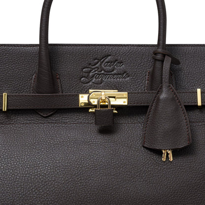 AASTU CARRYALL BAG // BROWN MILL / GOLD