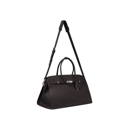 AASTU CARRYALL BAG // BROWN MILL / SILVER
