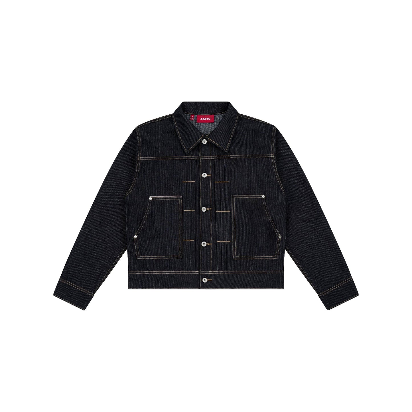 AA RIB DENIM JACKET // BLACK