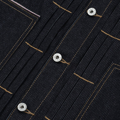 AA RIB DENIM JACKET // BLACK