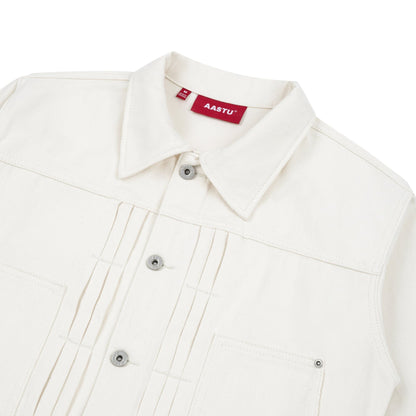 AA RIOT WASHED JACKET // WHITE