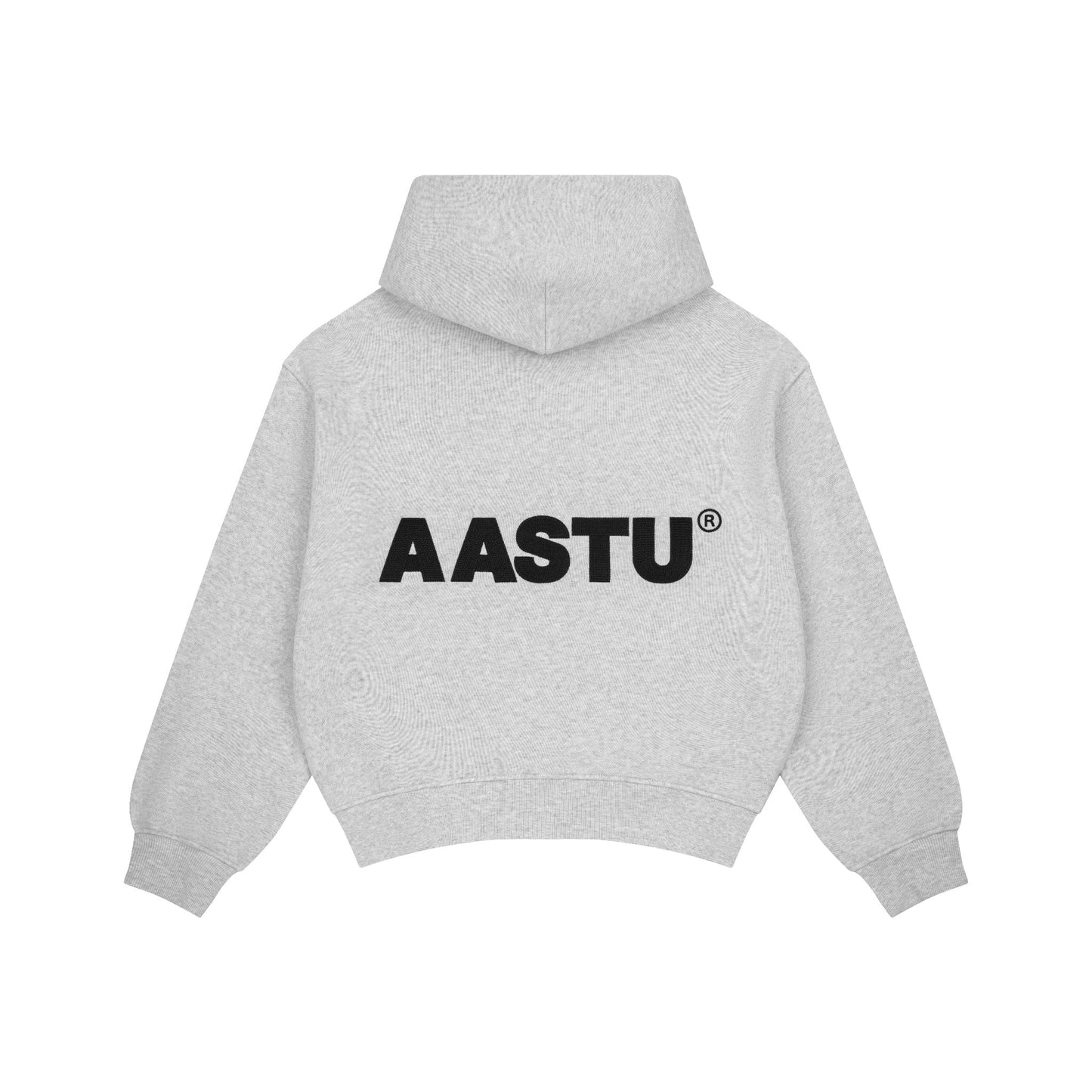 AASTU LOGO HOODIE VJPPRO ZIP // GREY