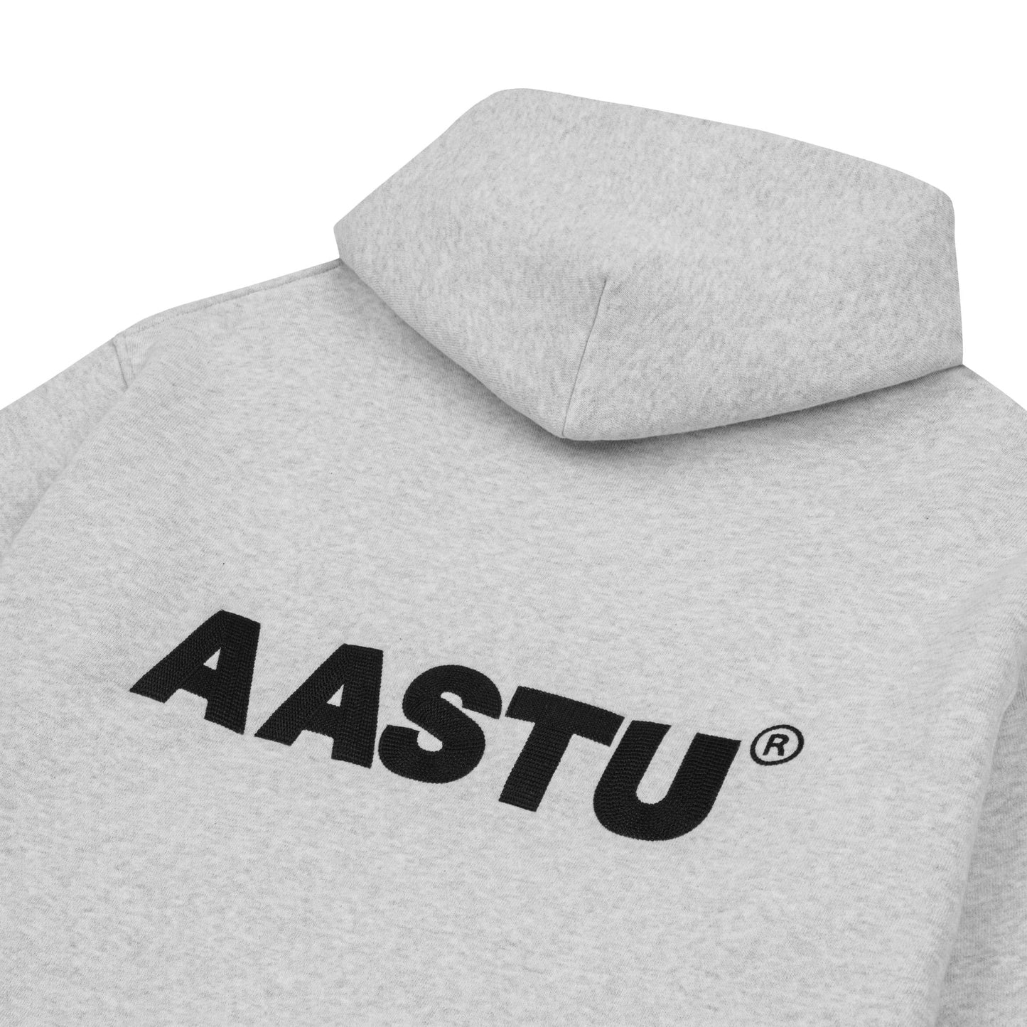 AASTU LOGO HOODIE VJPPRO ZIP // GREY