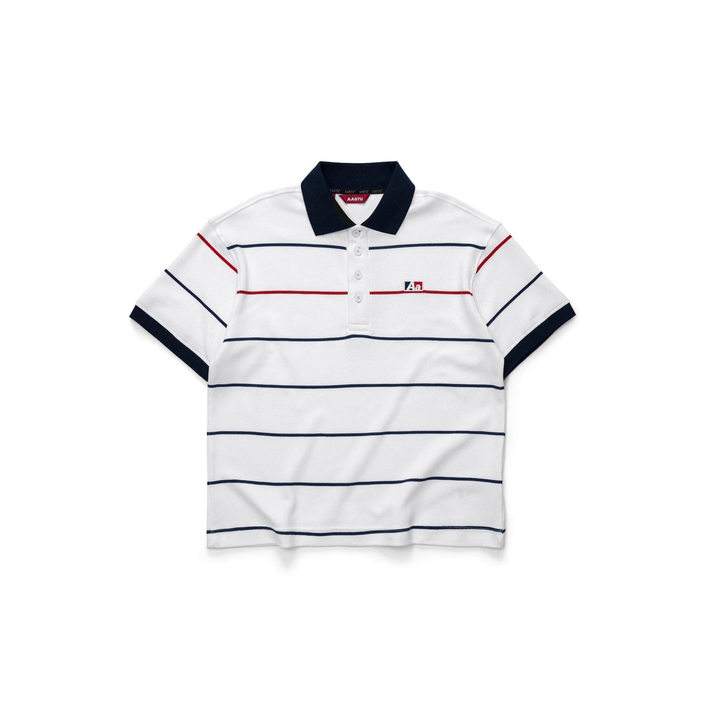AASTU ABA REDLINE POLO // WHITE