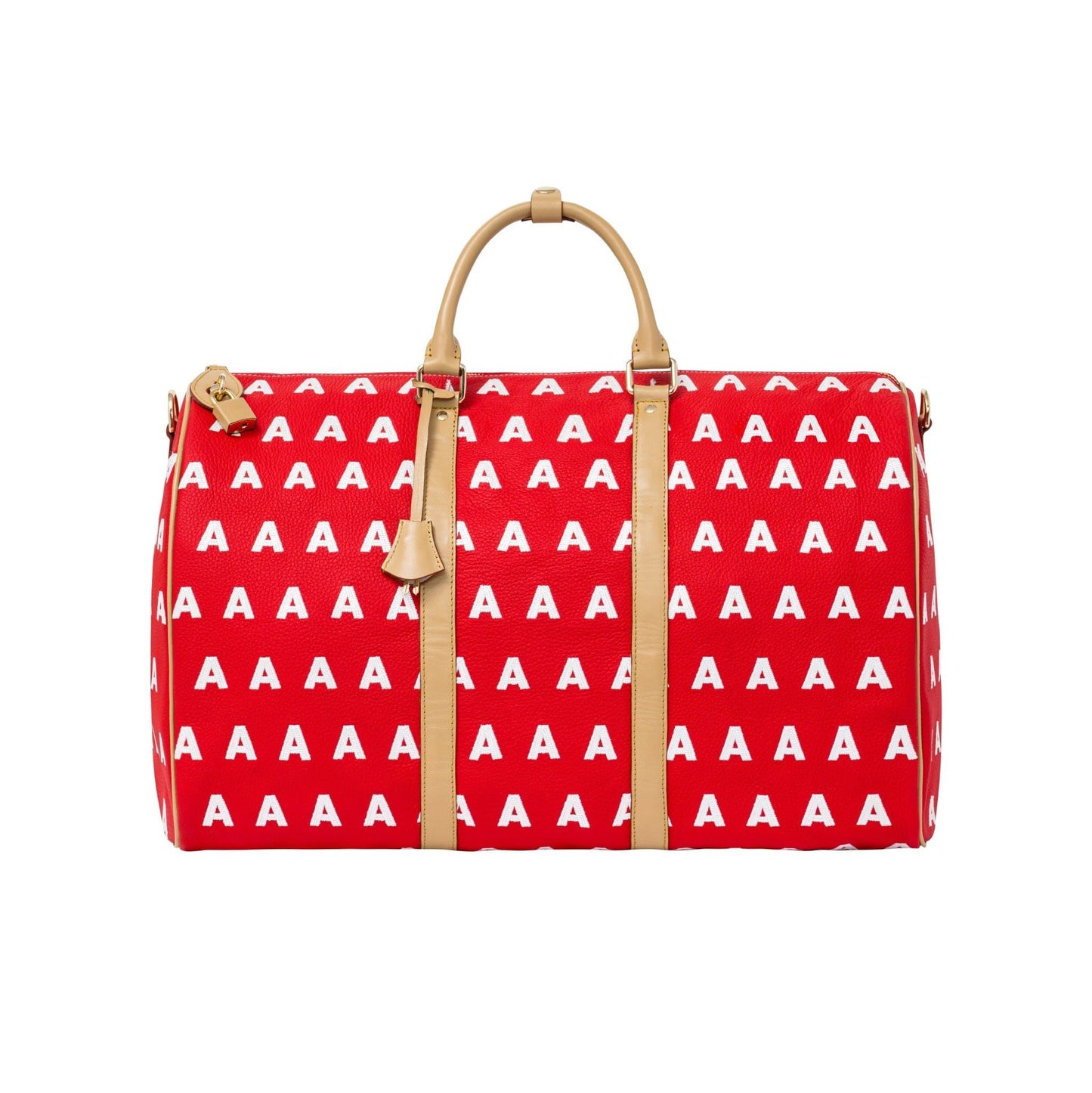 AA EMBROIDERED LOGO BOSTON BAG // LARGE