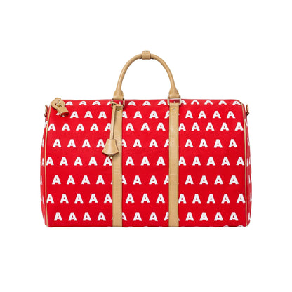 AA EMBROIDERED LOGO BOSTON BAG // LARGE