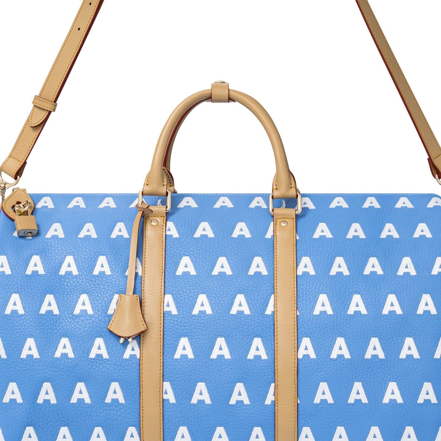 AA EMBROIDERED LOGO BOSTON BAG // LARGE