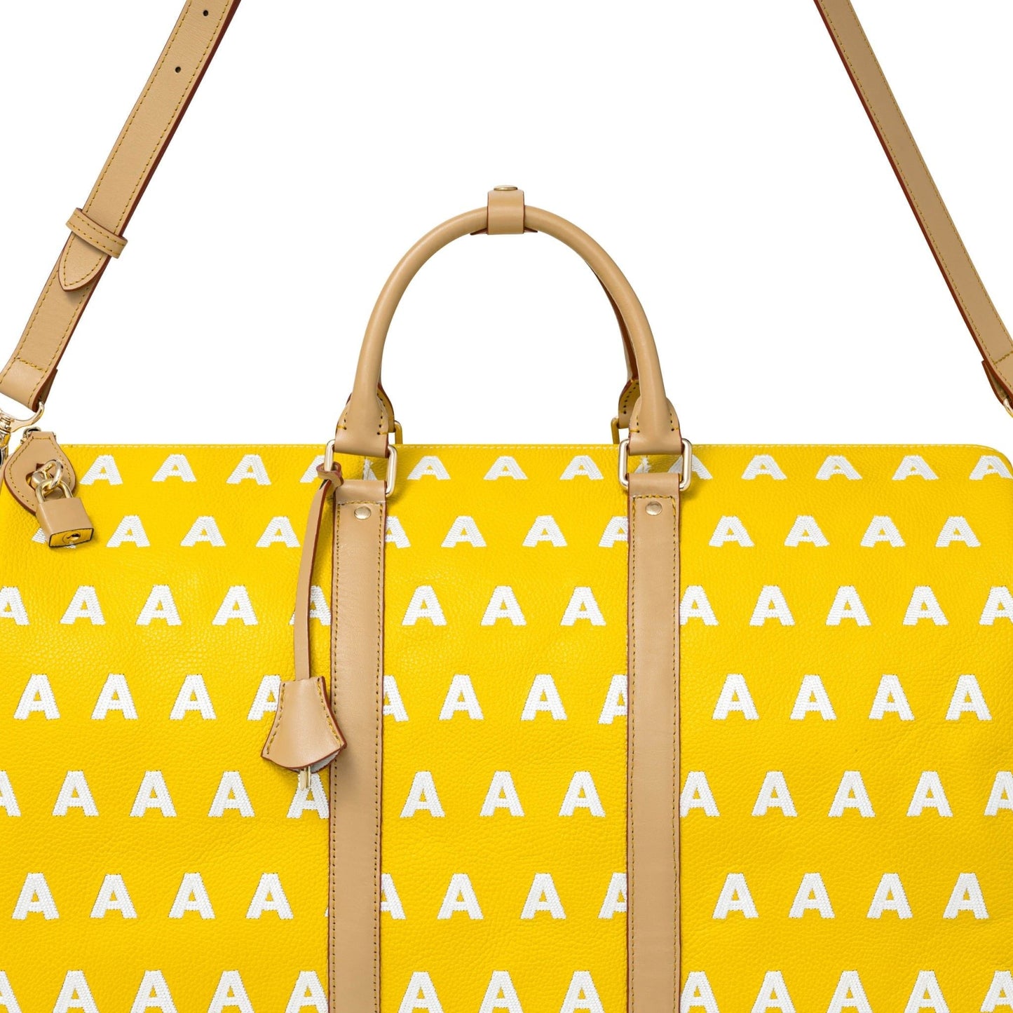 AA EMBROIDERED LOGO BOSTON BAG // LARGE